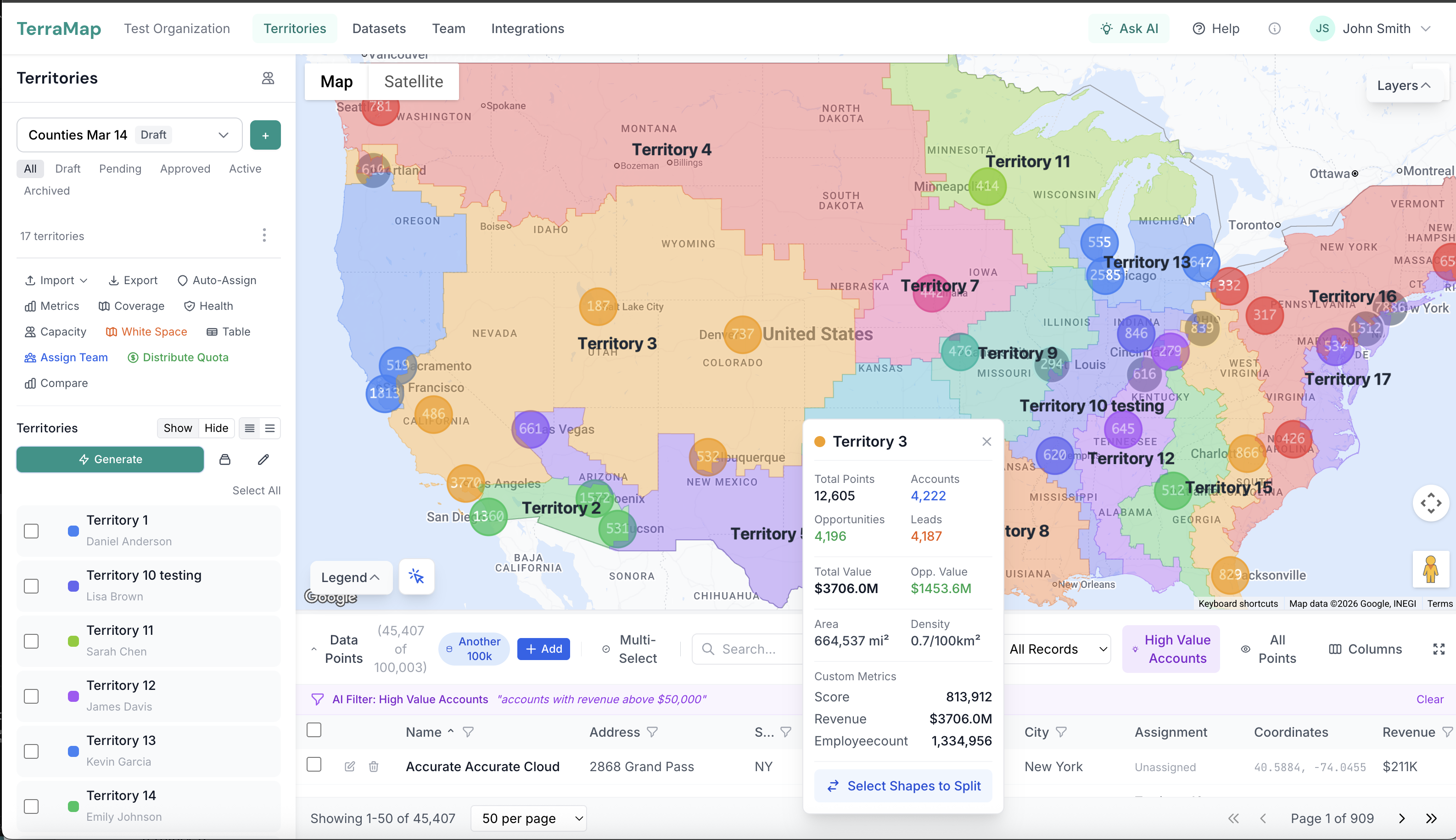 TerraMap — Territory Planning Software for Sales & Field Service Teams